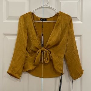 Pretty Little Thing Saffron Top